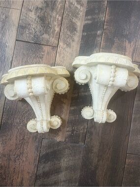 Vintage Wall Corbels, antique, shabby chic shelves